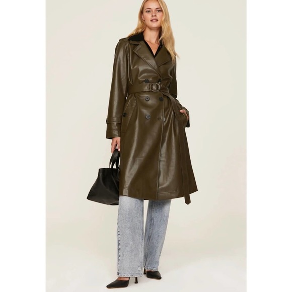 Marissa Webb Jackets & Blazers - Marissa Webb Olive Trench Coat
